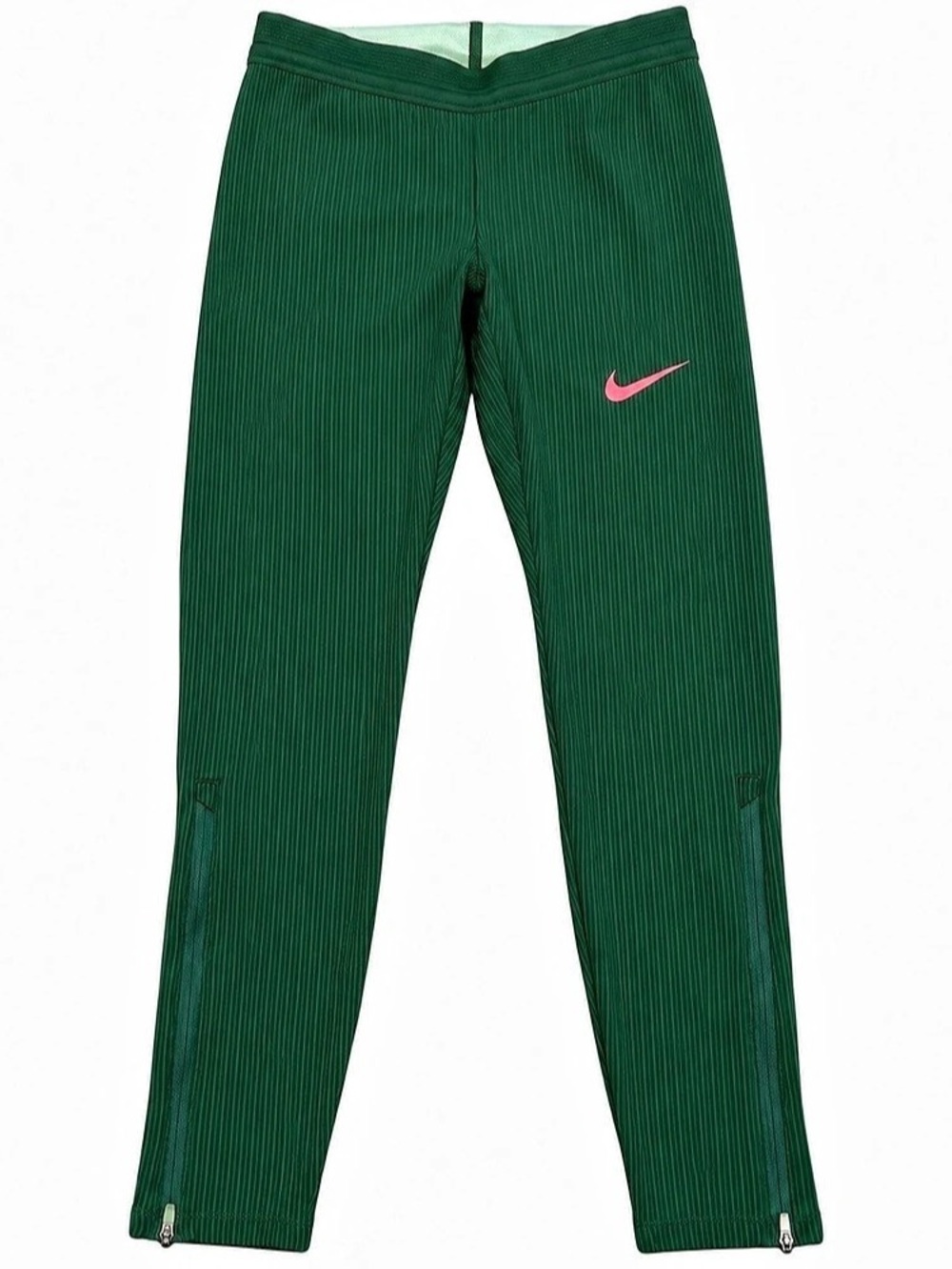 EUC Nike Pro Elite Team Long Running Tights Women’s Large Grn/Pink DX9078-000